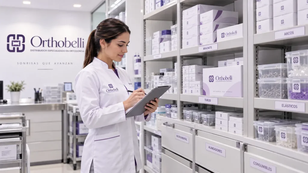 comprar material de ortodoncia por volumen para una clínica dental.